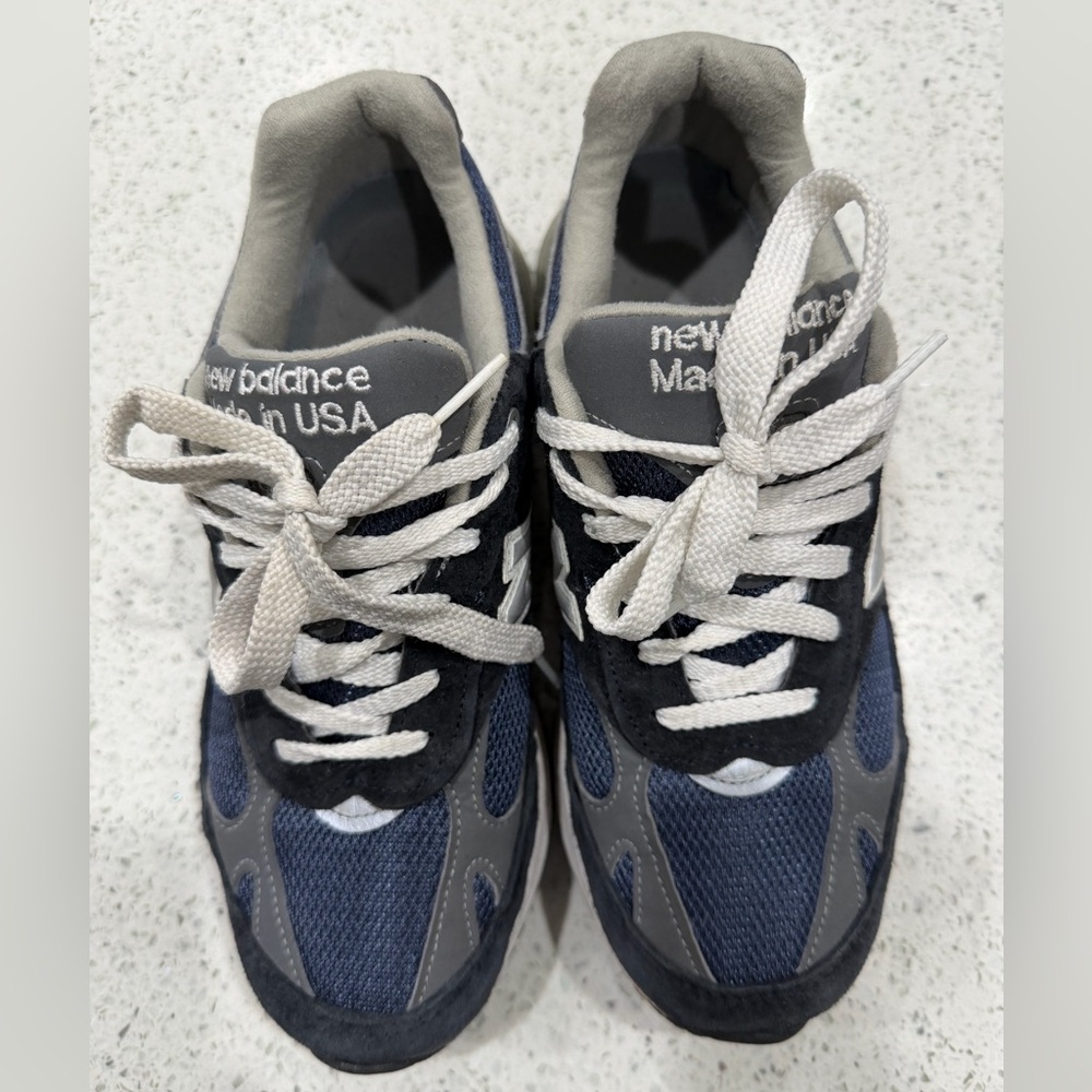 New Balance Women’s 993 Navy and Gray Sneakers